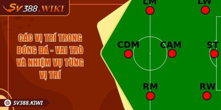 Các Vị Trí Trong Bóng Đá Tìm Hiểu Vai Trò Từng Vị Trí 8 Các Vị Trí Trong Bóng Đá Tìm Hiểu Vai Trò Từng Vị Trí